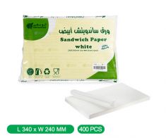 ِِAbosaham Chinese sandwich paper with plastic wrap 20*400 sheets