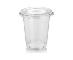  Clear Cups With Flat Lid 14-oz -(1000pcs)