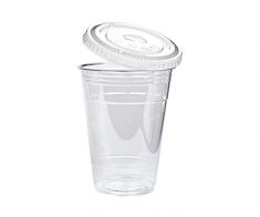  Clear Cups With Flat Lid 12-oz -(1000pcs)