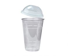  Clear Cups With Dom Lid 16-oz - (1000pcs)