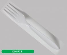 Fork Plastice White VIP