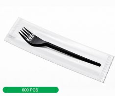 Food Fork wrapped Abo saham black (500) pcs. carton