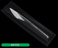 Abosaham Envelope Clear Plastic knif (600 pcs)