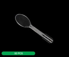Abo Saham Icecream Spoon Clear(20*50 )|1000pcs
