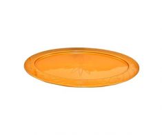 Plastic oval sweets tray gold - small (30pcs)