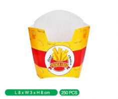 French fries paper box smaall 250 pcs