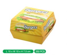 Small 8 Corner Burger Sandwich Box (250)