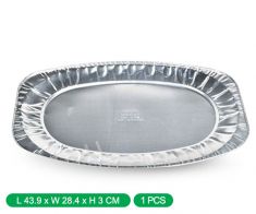Abo Saham Medium Grill Plates - 6180G - 50 Pieces