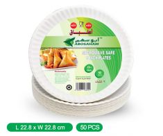 Disposable white paper plate 9 inch 24*50(1200pcs)
