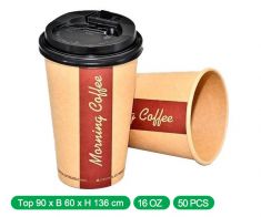 Cappuccino Craft Cups Regular 16 Oz (20*50) 1000 pcs