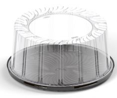 Cake Brown Plastic Container IT 310 - 75 pcs)