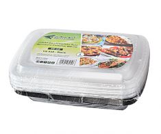 Rectangle Microwave Dish - Wrapping 6 *24- Black 32 oz