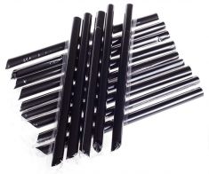 Black Juice Plastic Straws - 9 ml (20*100)