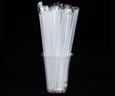 Clear Juice Plastic  Straws - 9 ml (12000pcs) 20*100