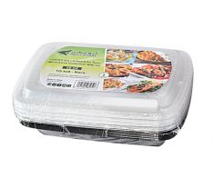 Rectangle Microwave Dish - Wrapping 6 *24 - Black 28 oz