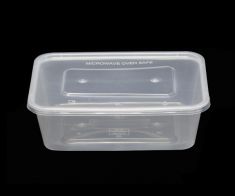 Rectangular microwave  container transparent 750  ml 300 pcs